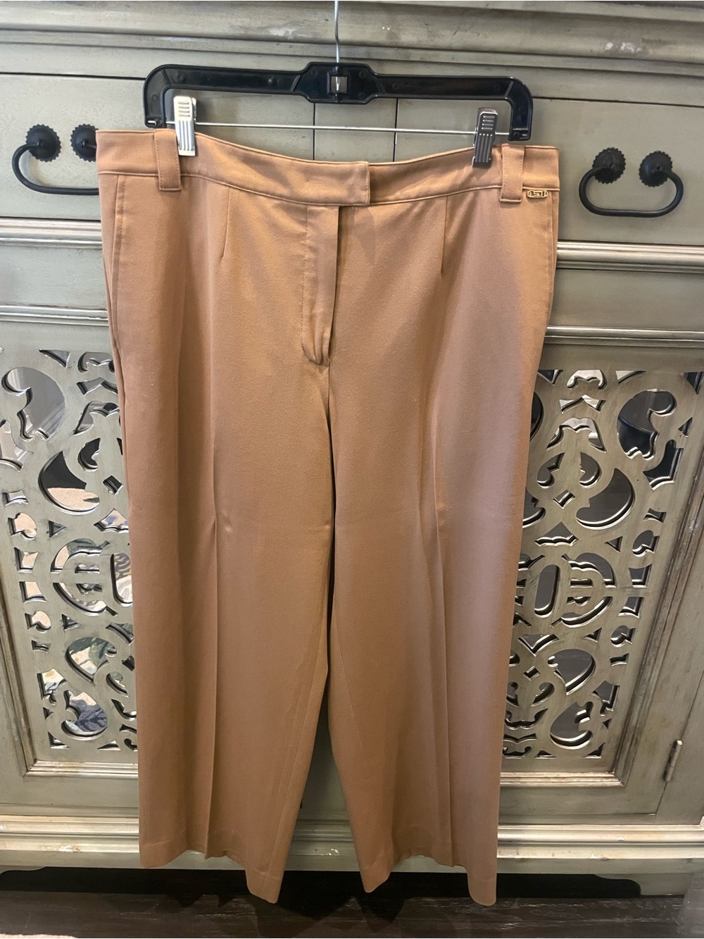 St John’s Women’s Wide-Leg Dress Pants in Camel